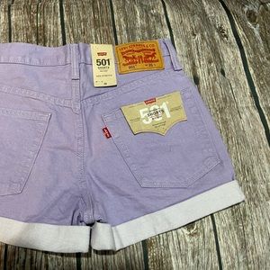 Levi’s 501 shorts mid rise- size 26 waist